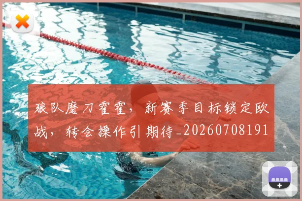 狼队磨刀霍霍，新赛季目标锁定欧战，转会操作引期待_20260708191308